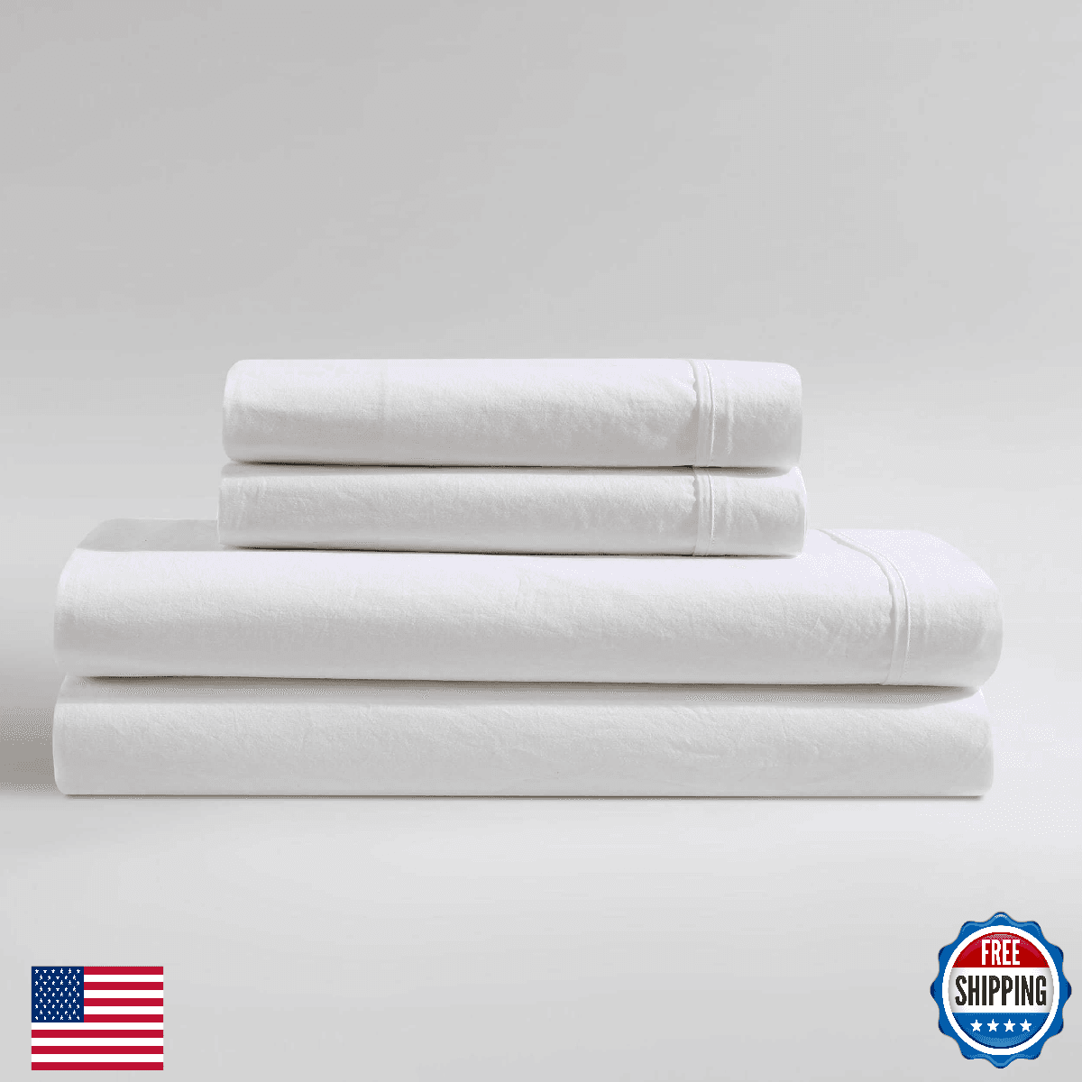 Calvin Klein - Twin XL Bed Sheets, Relaxed Garment Washed Cotton Percale Bedding - Image 1
