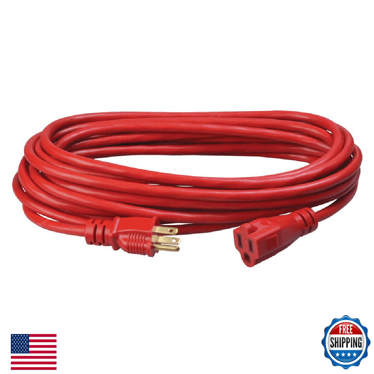 Southwire Heavy Duty Extension Cord All-Purpose Outdoor Power Cable Lighted End