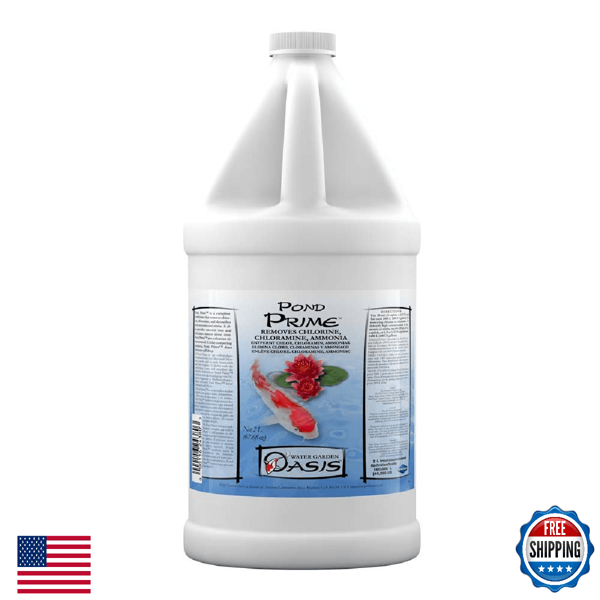 Seachem Pond Prime Water Conditioner - Chemical Remover and Detoxifier 2 L - Image 1