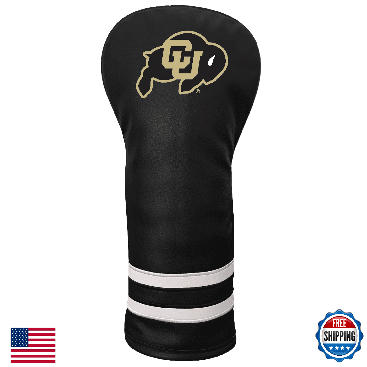 Team Golf NCAA Colorado Vintage Fairway Headcover - Fits All Clubs - Image 1