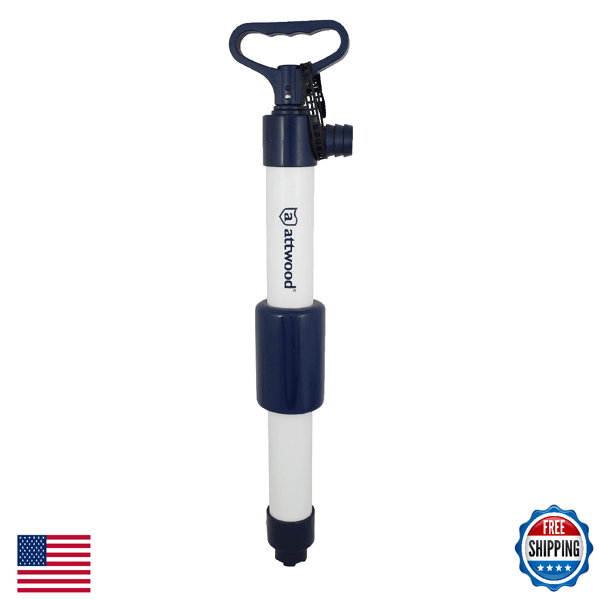 Attwood 11595-2 Hand-Operated Bilge Pump for Kayaks Canoes Small Boats - Image 1