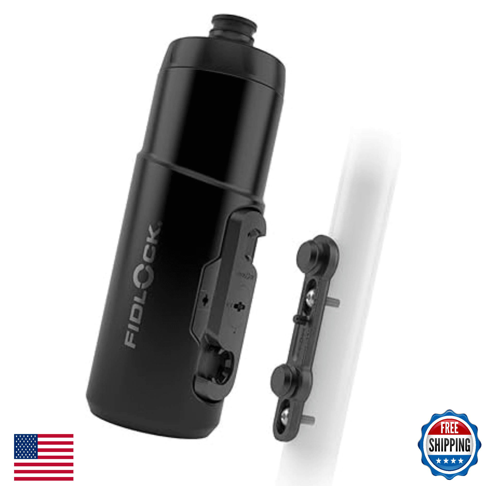 FIDLOCK Twist Bottle 600ml 21oz Bike Base Leak-Proof Self-Sealing Cap Cycling - Image 1