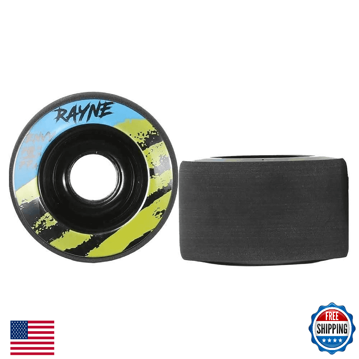 Rayne Envy 70mm 77A Longboard Wheels - Downhill, Cruising, Sliding, Commuting - Image 1
