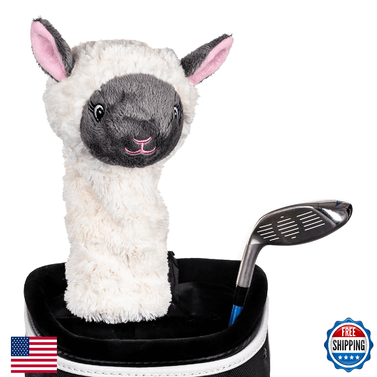 Daphne's Lamb Hybrid Headcover for Golf Clubs - Premium Quality - Image 1