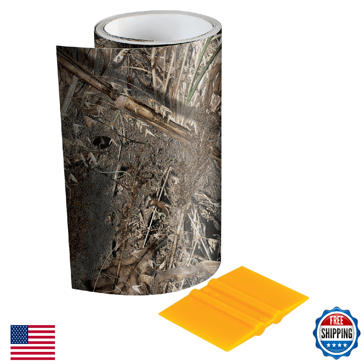 Mossy Oak 14003-7-DB Duck Blind Camo Tape 6" x 7' Vinyl Matte Finish Cover - Image 1