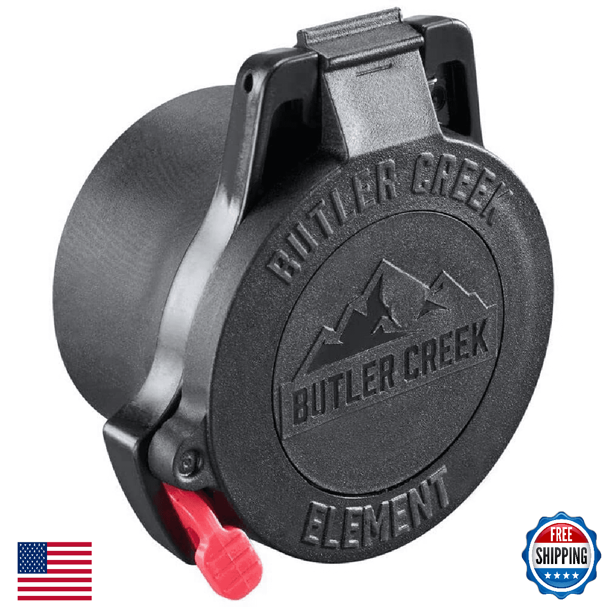 Butler Creek Element Scope Cap Eye Piece 37-42mm Black EEP1 - Image 1