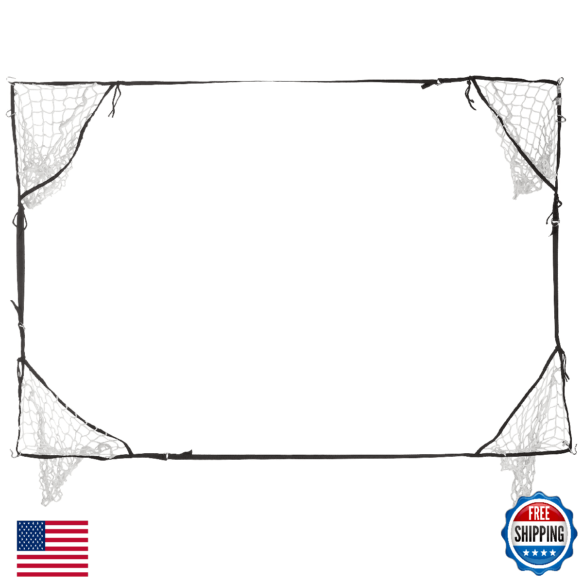EZGoal Hockey 4 Corner Pocket Targets - UV Protected Netting - Image 1