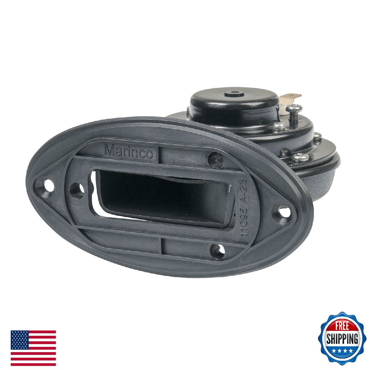 Marinco 11095 12V Drop-in Hidden Boat Horn 105 dB 440 Hz Marine OEM - Image 1