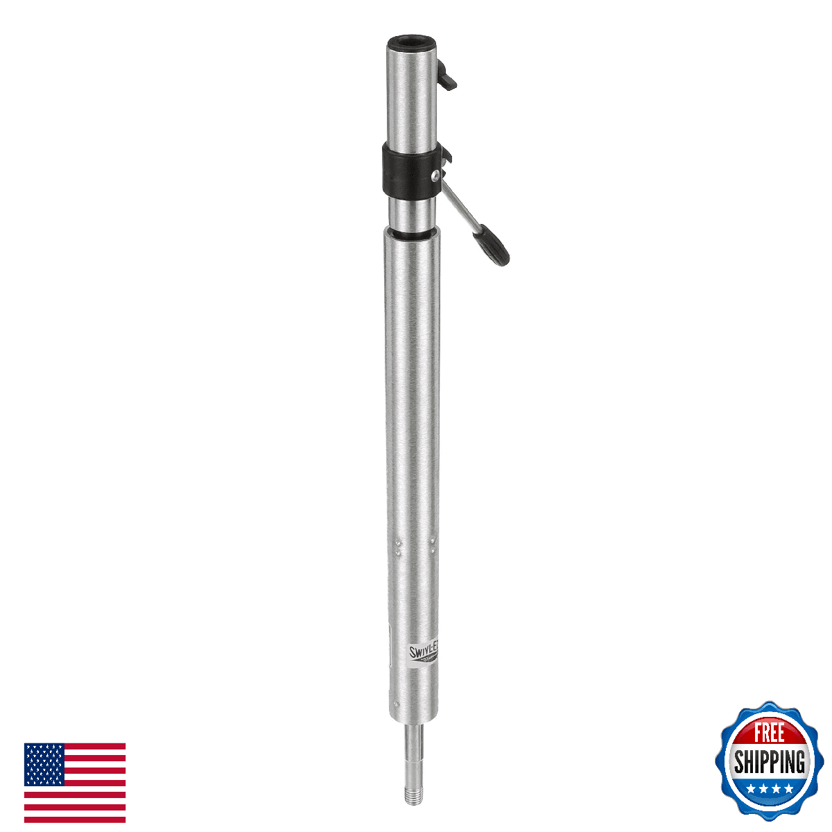 Attwood Lock'N-Pin 3/4" Adjustable Power Pedestal Boat Seat Post SP-3204-R-T - Image 1