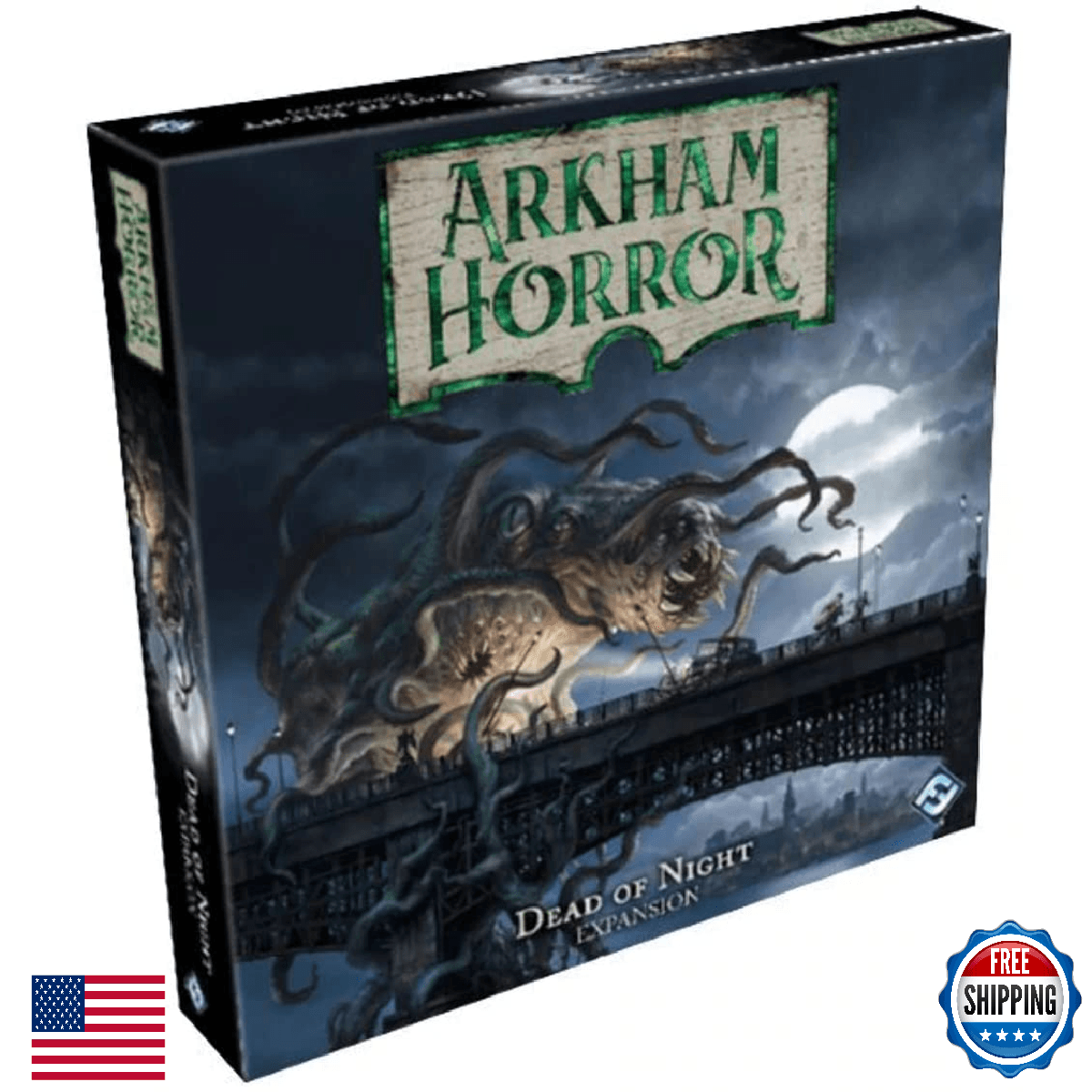 Asmodee Arkham Horror The Dead of Night Board Game EXPANSION - New Scenarios, In - Image 1