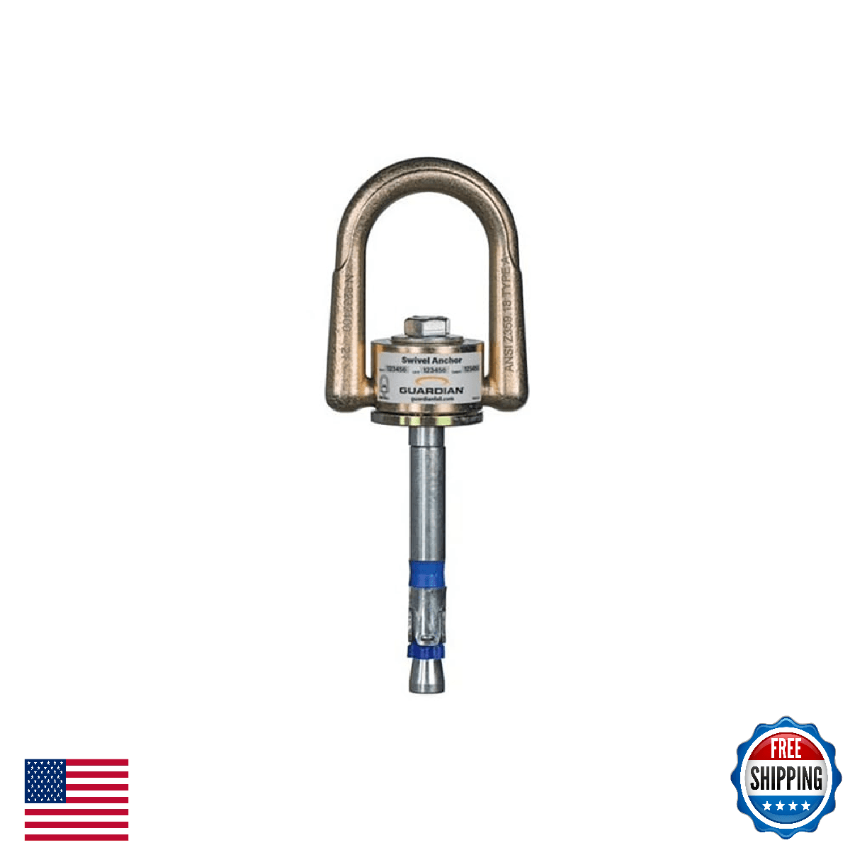Guardian ‎10010 10K Swivel Anchor | 5/8 Inch by 6 Inch Expansion Anchor | Full S - Image 1