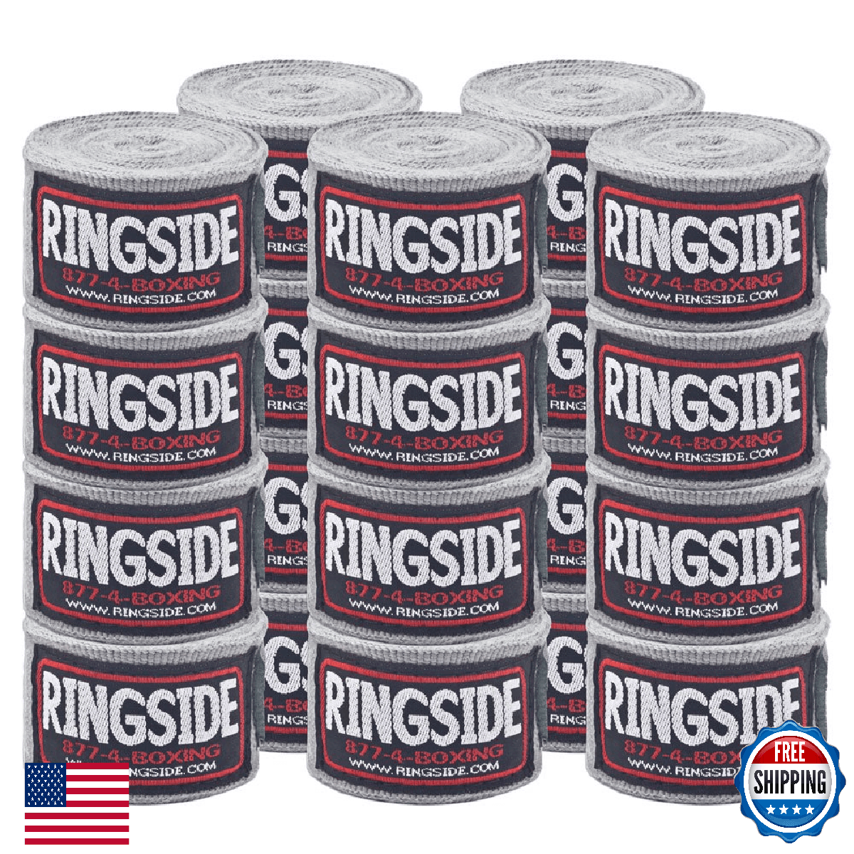 Ringside Kid's Handwrap 10-Pack - Boxing Muay Thai Martial Arts Gear - Image 1