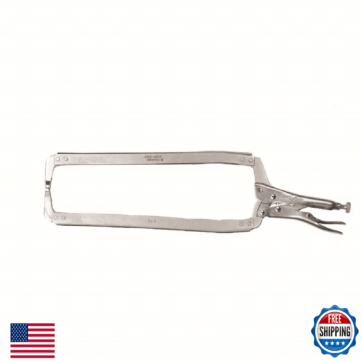 IRWIN VISE-GRIP C Clamp Original Locking Regular Tips 24" 275 - Image 1