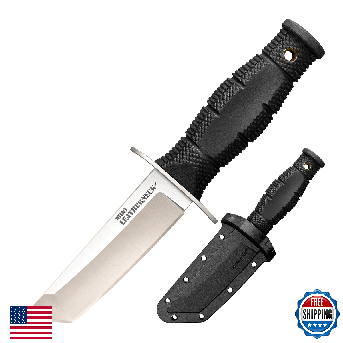 Cold Steel Mini Leatherneck Tanto Point 3.5" 8CR13MOV Fixed Blade Knife - Image 1