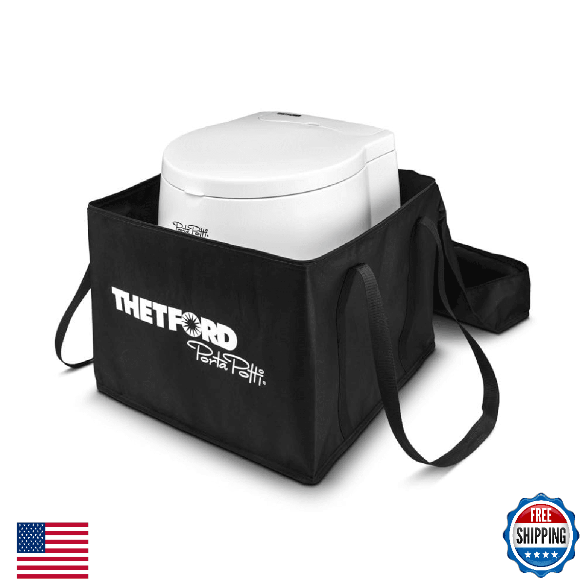 Thetford Storage Bag for Porta Potti Qube 145 335 345 - PVC, Carry Handles - Image 1