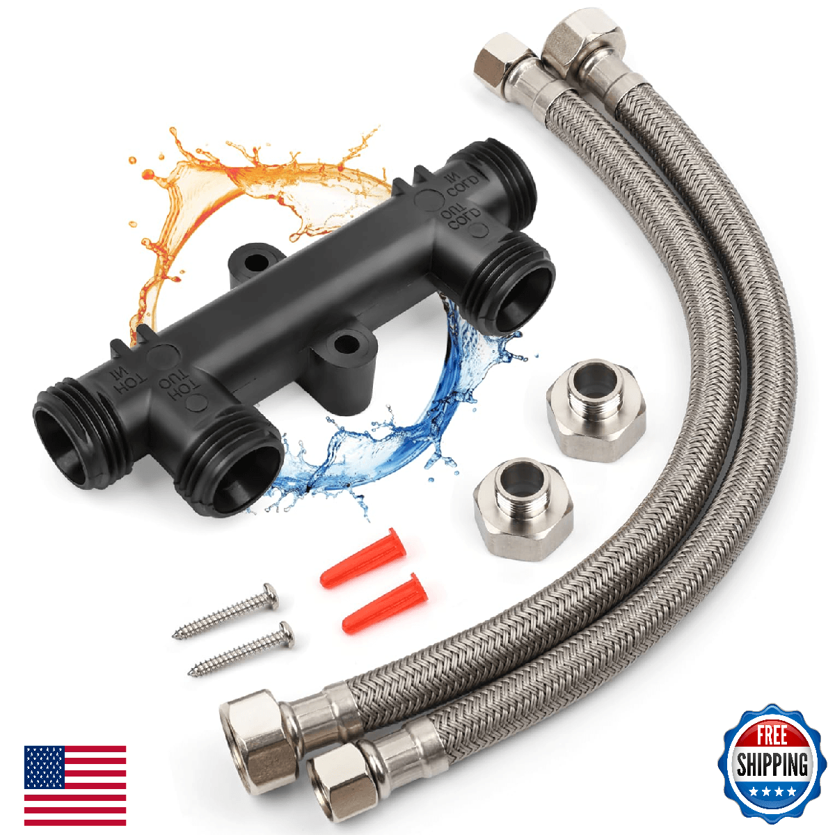 TESSTOR WP596816 Replacement Sensor Valve Kit 4.5 Inch Sensor Valve 2 x 12 Inch - Image 1
