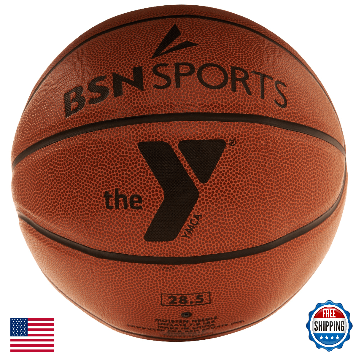 YMCA Composite Basketball - Intermediate Size - Indoor/Outdoor - Image 1