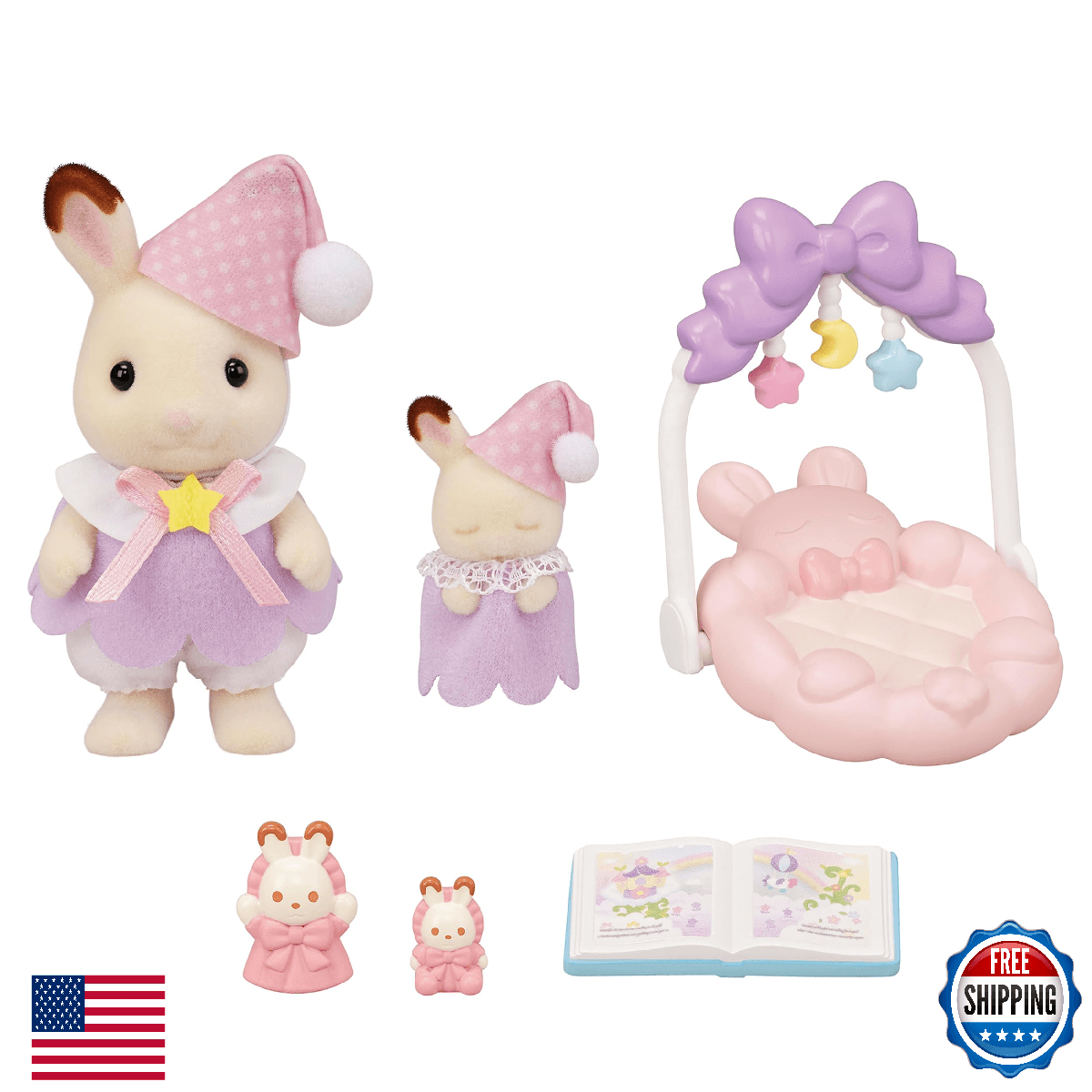Calico Critters Sleepy Dream Siblings - Image 1