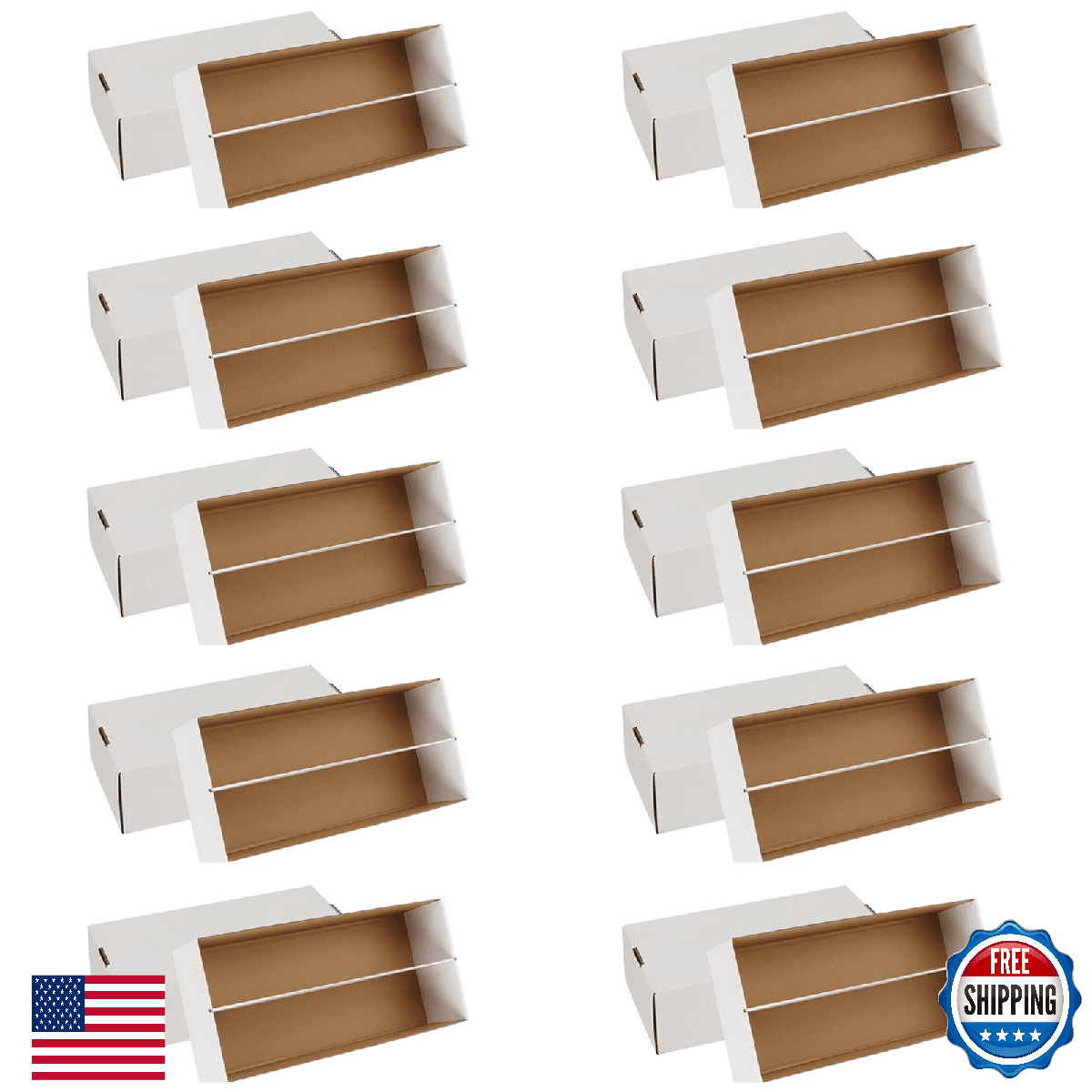 HIMOMO Trading Card Storage Box 1600 Count Bulk Card Cases Sports Collectors Bas - Image 1