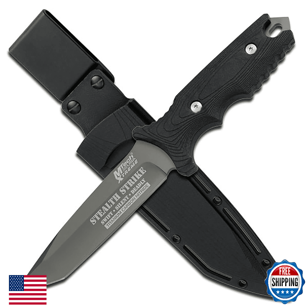 MTech USA MX-8071-MC XTREME Fixed Blade Knife, 10" Overall, Tactical - Image 1