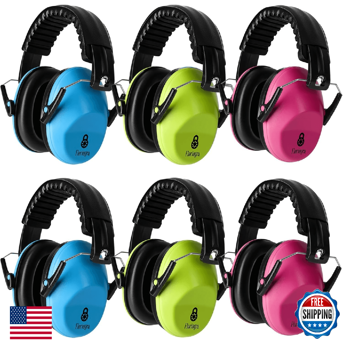 6 Pack Noise Cancelling Headphones for Kids, Kids Ear Protection 28dB SNR Noise - Image 1