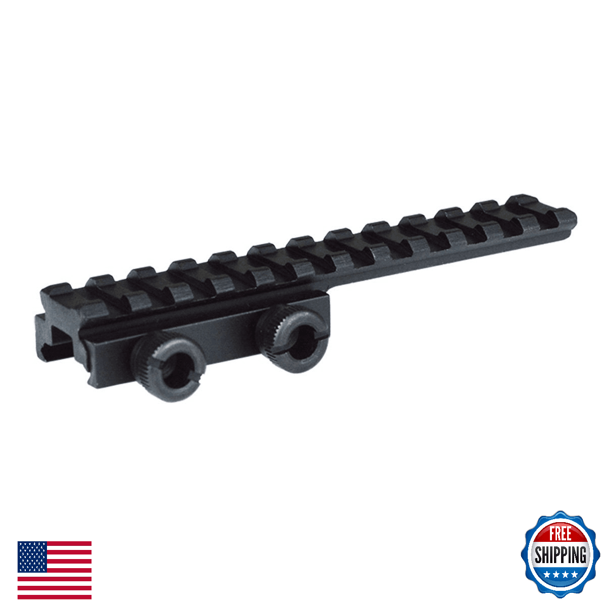 Lion Gears BridgeMount .5" Riser, 5" Picatinny Cantilever Rail w/ Thumb Bolt - Image 1