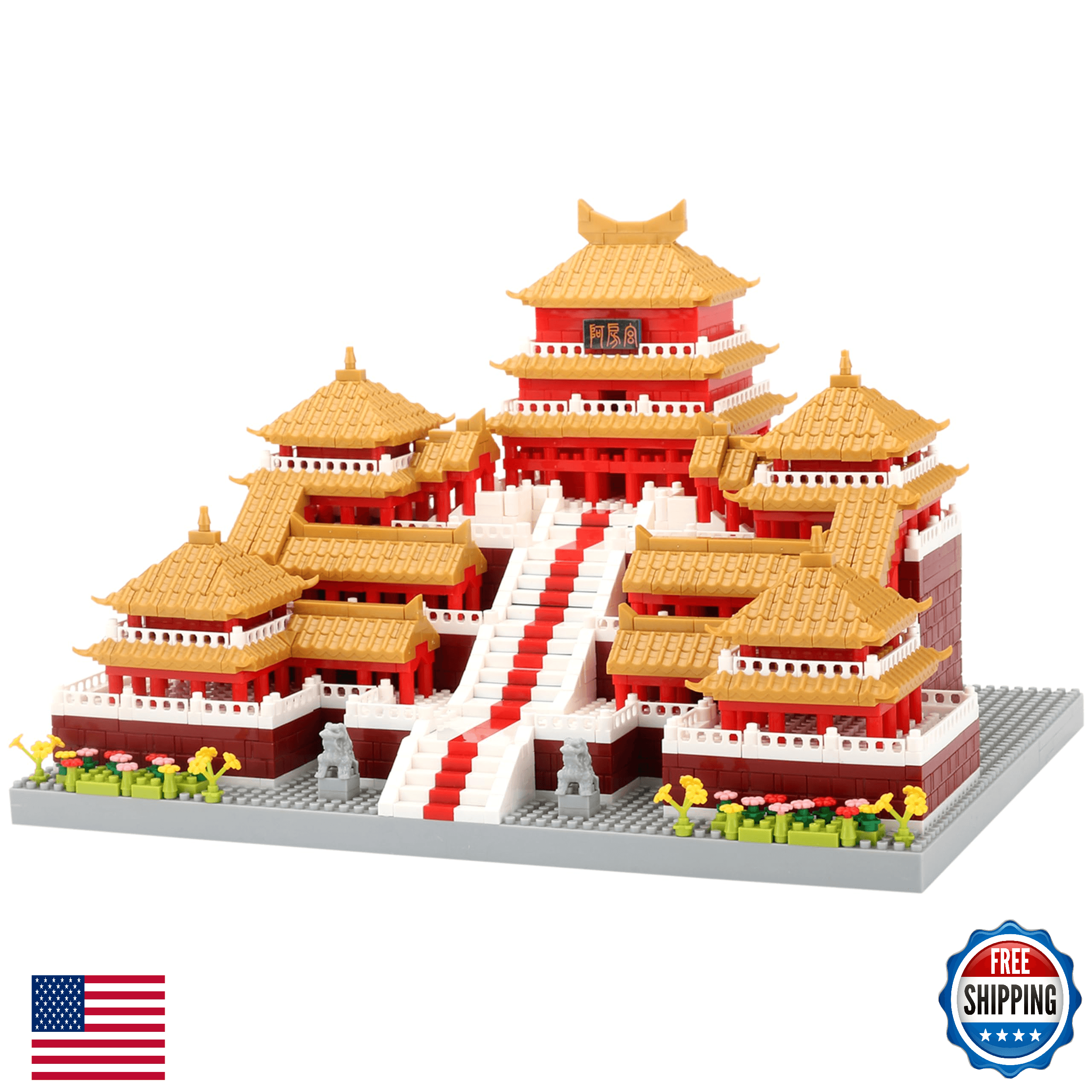 Chinese Epang Palace Micro Building Blocks Set 3050PCS Architecture Model - Image 1