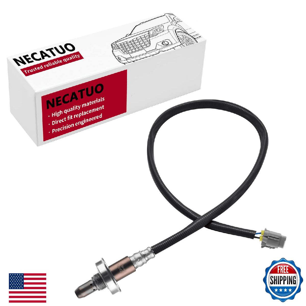 NECATUO O2 Oxygen Sensor Heated Air Fuel Ratio Compatible with Subaru 2008-2014 - Image 1
