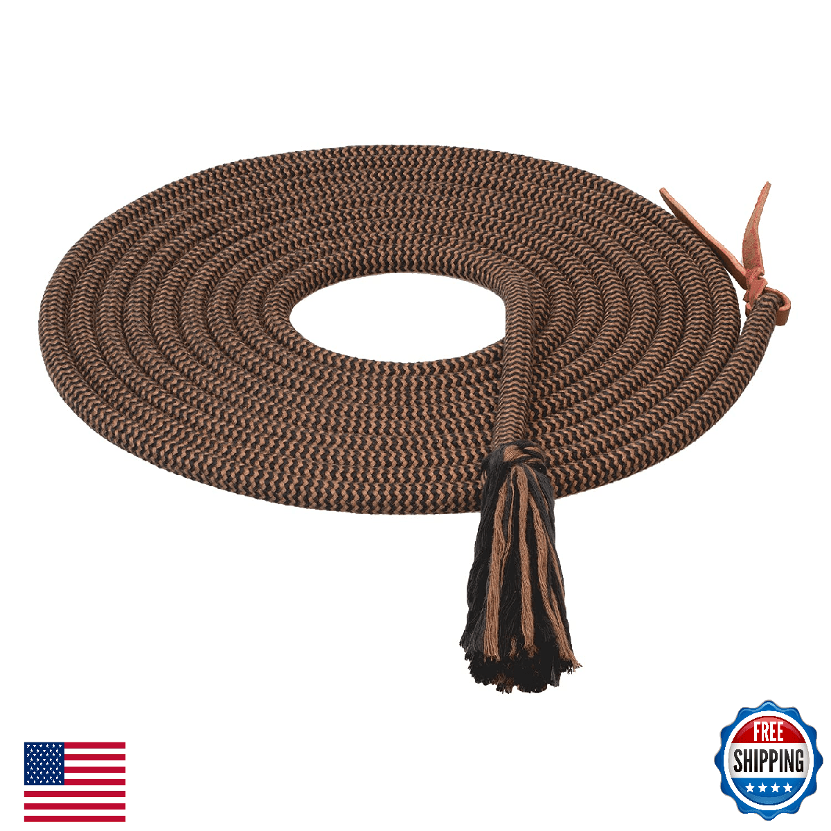 Weaver Equine EcoLuxe™ Round Mecate, 1/2" W x 22' L - Image 1