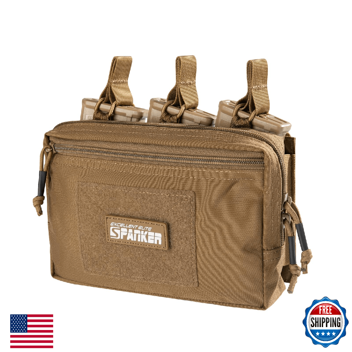 EXCELLENT ELITE SPANKER Tactical Mag Admin Pouch Molle Utility Tool Medical Bag - Image 1
