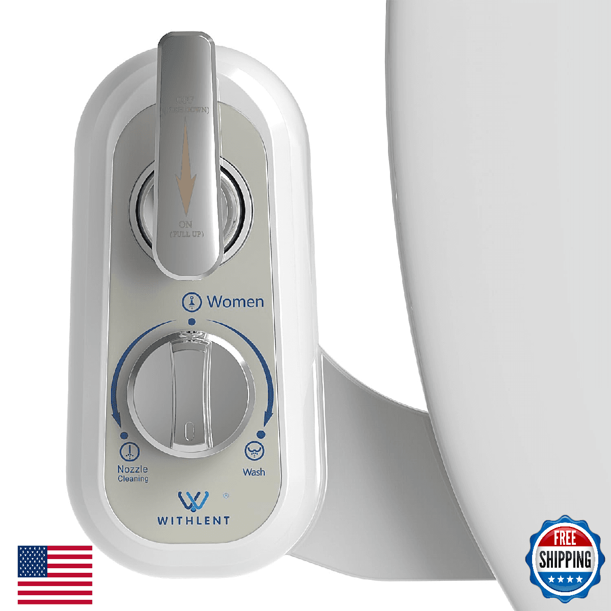 Left Handed Bidet Attachment for Toilet - Left Handed Bidet Non-Electric,Self-Cl - Image 1