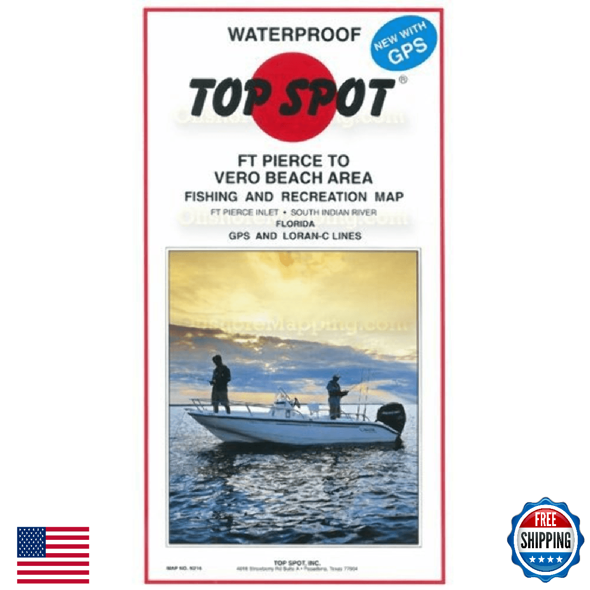 Topspot Map N216 Fort Pierce Vero Beach Nautical Chart Fishing - Image 1