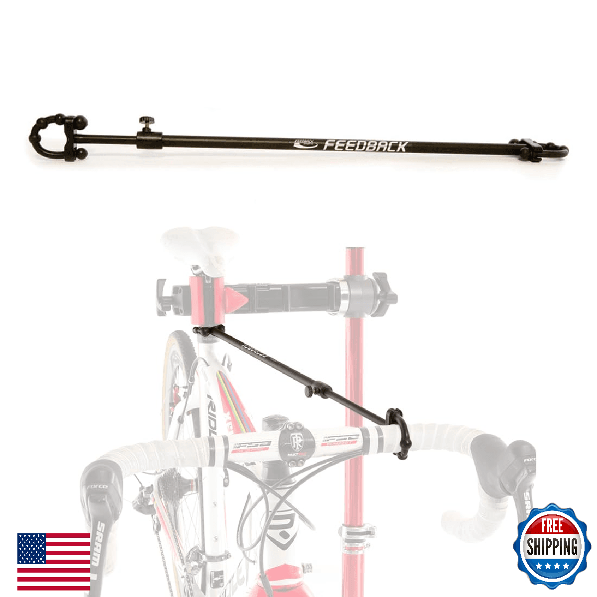 FEEDBACK SPORTS Flop Stop Handlebar Holder for Bike Repair Adjustable Arm - Image 1