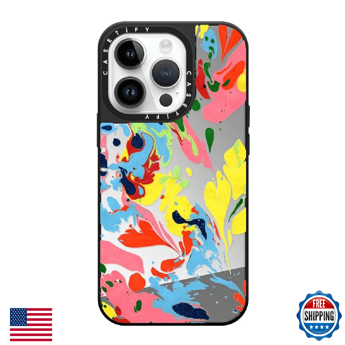 CASETiFY Mirror Case for iPhone 14 Pro Reflective Drop Protection MagSafe - Image 1