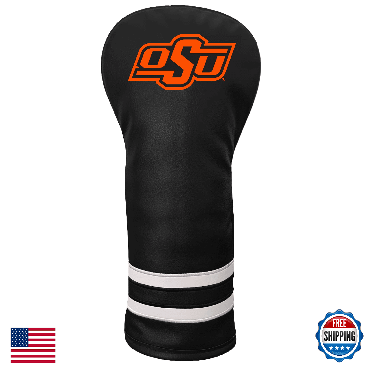Team Golf NCAA OKLAHOMA ST Vintage Fairway Headcover - Printed Club Protector - Image 1