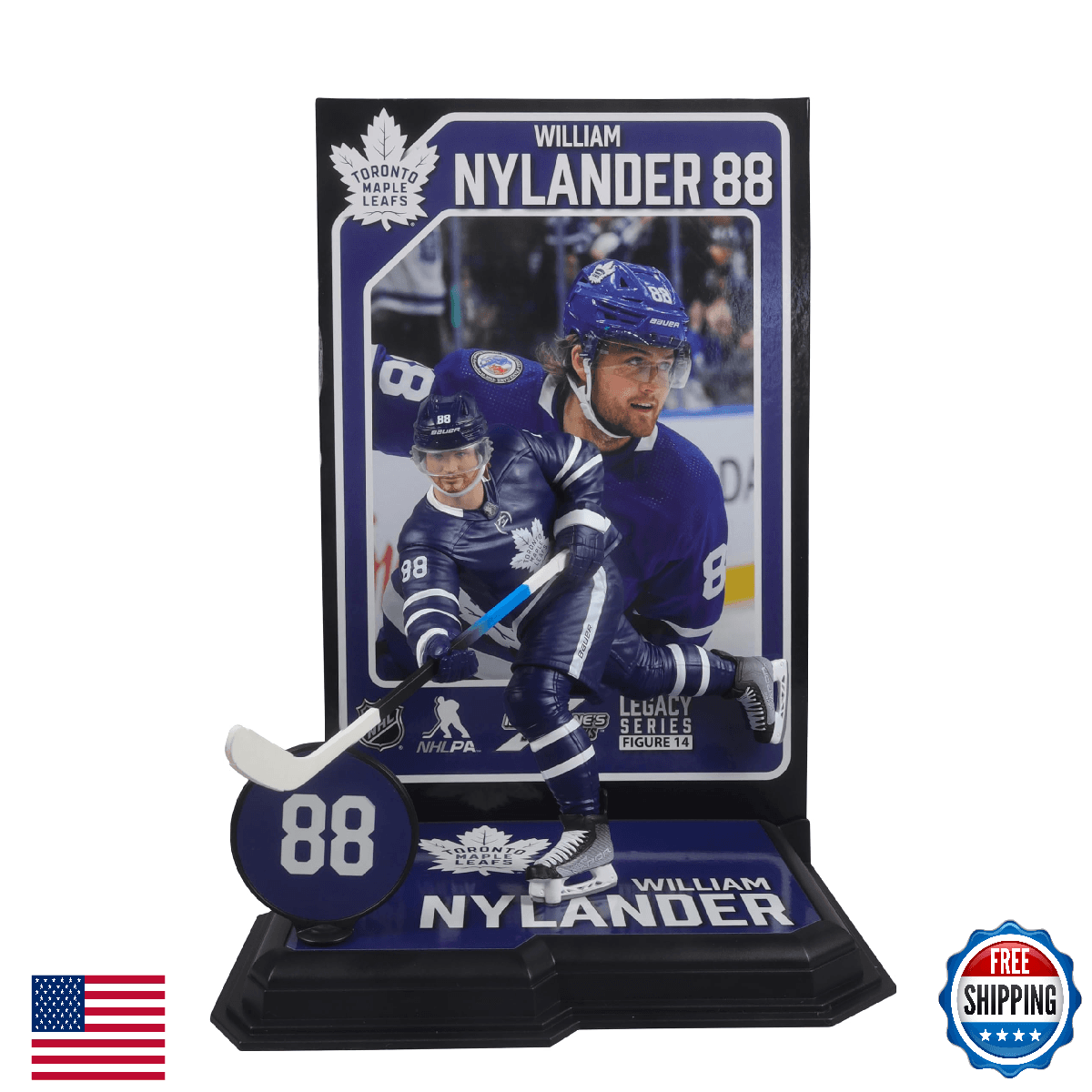 McFarlane Toys William NYLANDER Toronto Maple Leafs NHL 7in Action Figure - Image 1