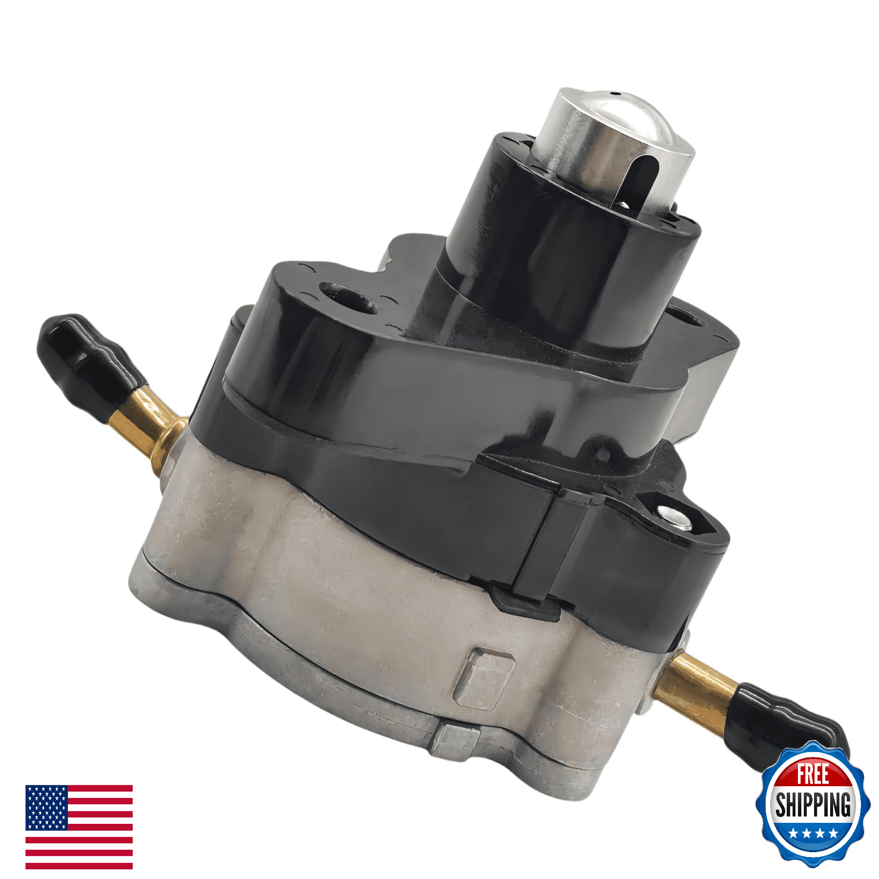 JLM MARINE 6D824410 Fuel Pump for Mercury and for Yamaha F 75 80 90 100 115 HP O - Image 1
