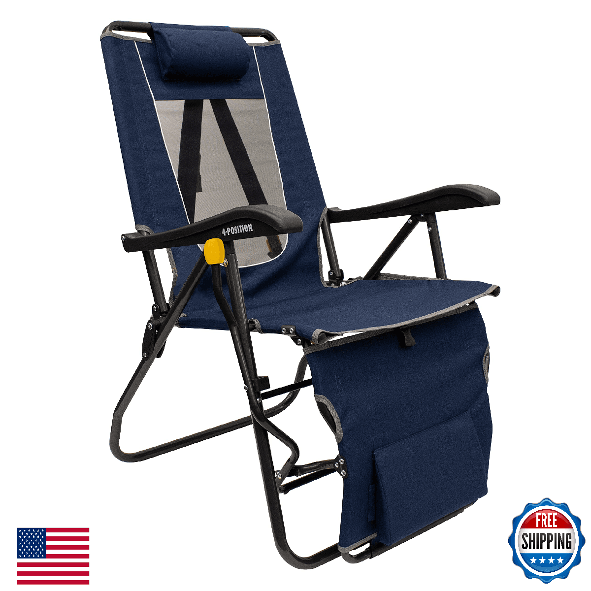 GCI Outdoor Legz Up Lounger Outdoor Lounge Chair | Portable Camping Beach - Image 1