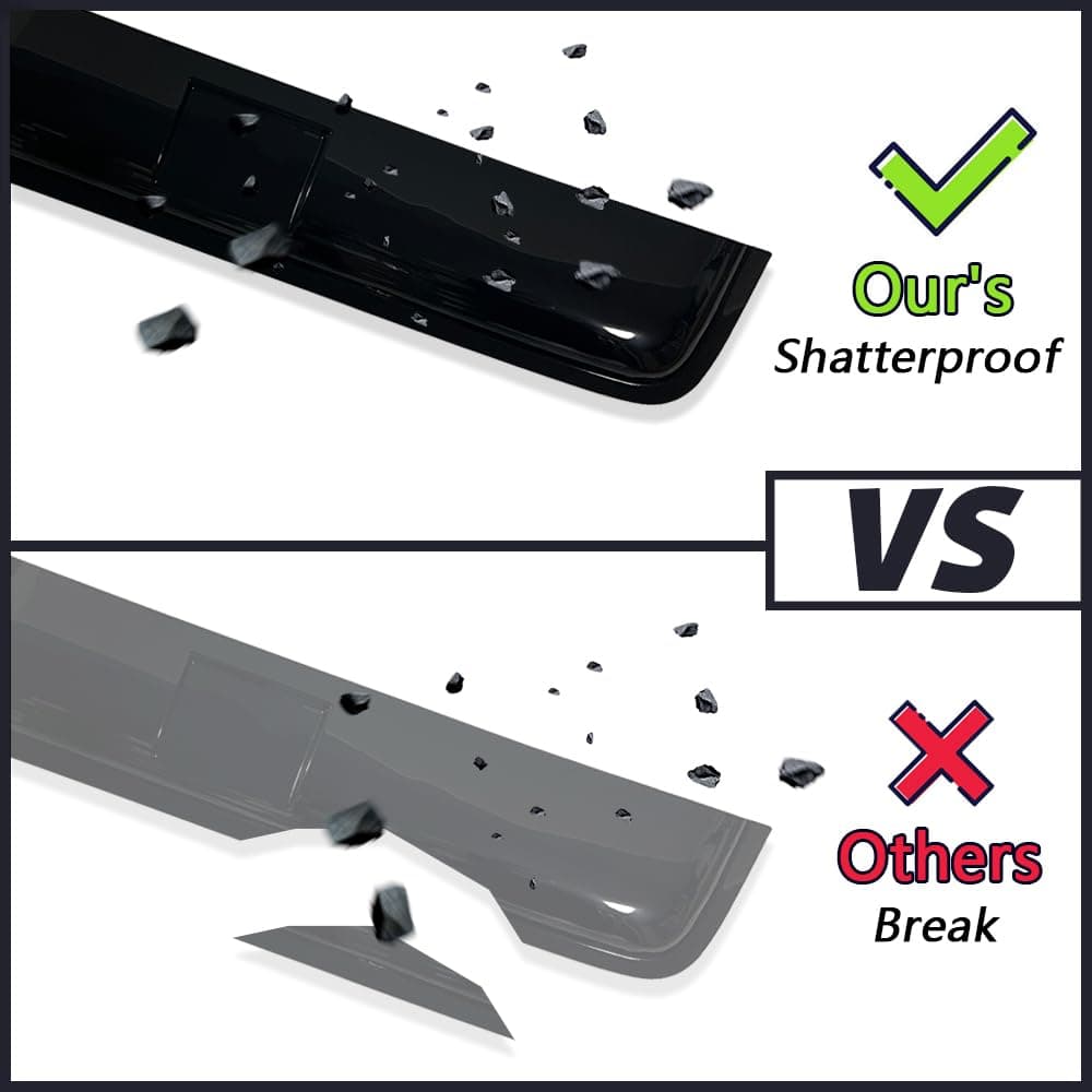 37.8" 980mm Sunroof Wind Deflector Rain Guard Universal Tinted Moonroof Visor - Thumbnail 3
