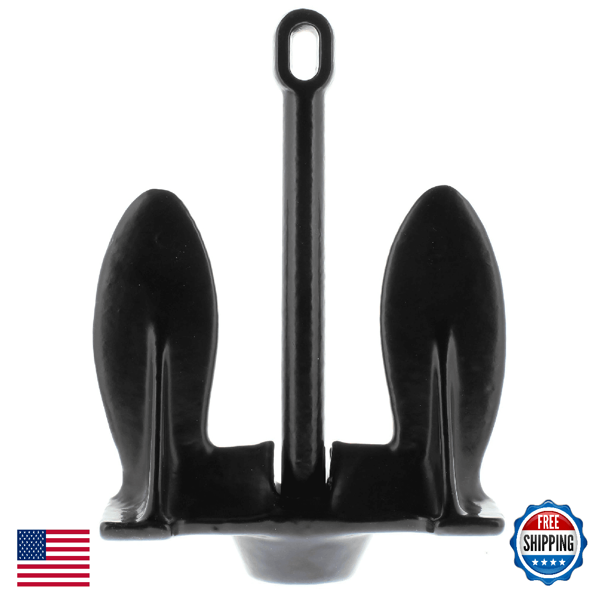 SeaSense Navy Boat Anchor for Small Boats, Pontoons, Fishing Vessels - Image 1