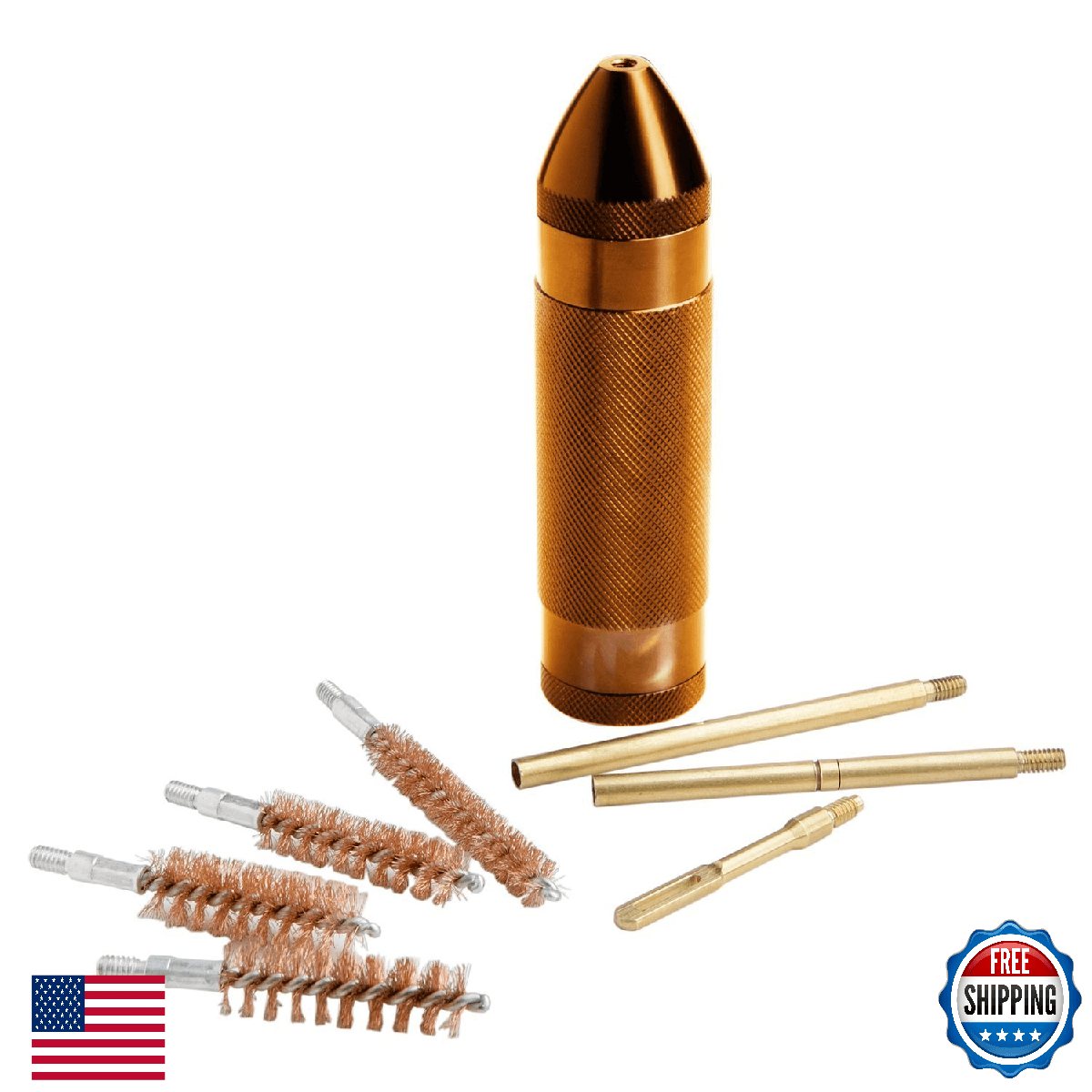 Hoppe's No. 9 9-Piece Pistol Cleaning Kit .22, .357, .40, .45 Caliber - Image 1