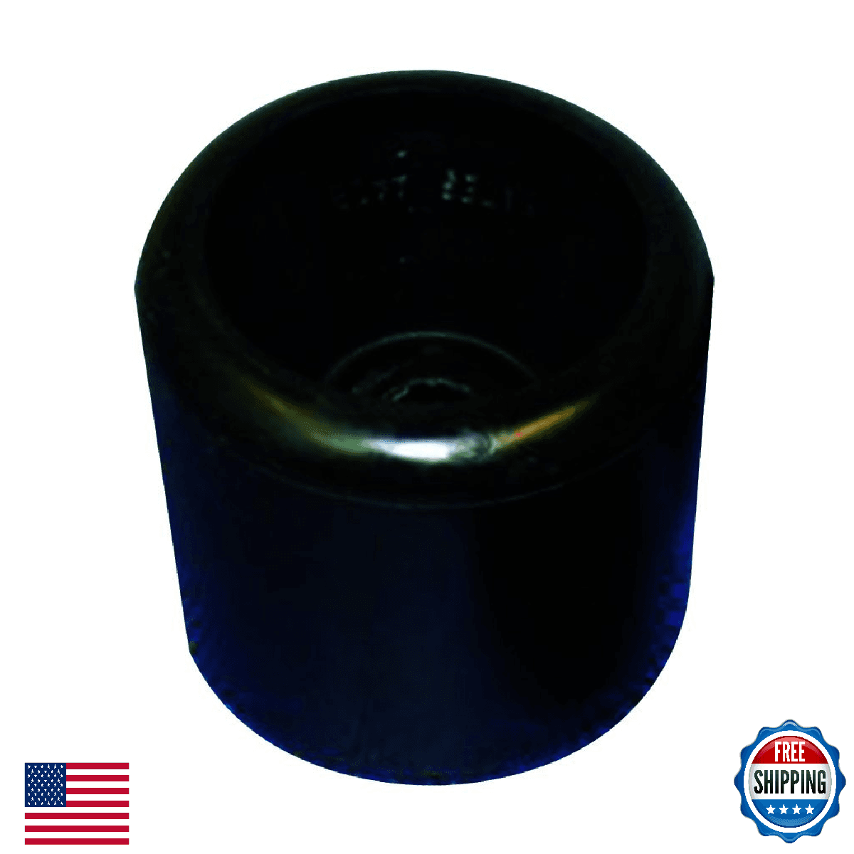 C.H. Yates Rubber 440R 4" Marine Rocker Roller 3/4" Shaft - Image 1