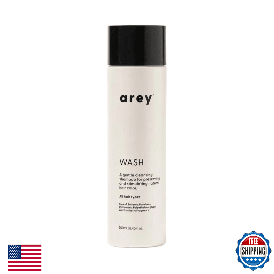 Arey Wash Shampoo for Women & Men | Delay + Reduce the Signs of Aging Grey Hair - Image 1