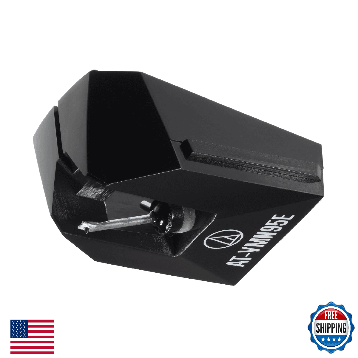 Audio-Technica AT-VMN95EBK Elliptical Replacement Turntable Stylus for AT-VM95 S - Image 1