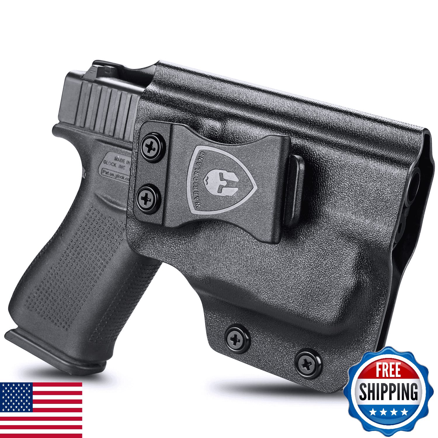 WARRIORLAND IWB Kydex Holster Glock 43 43X 48 TLR-6 Light - Image 1