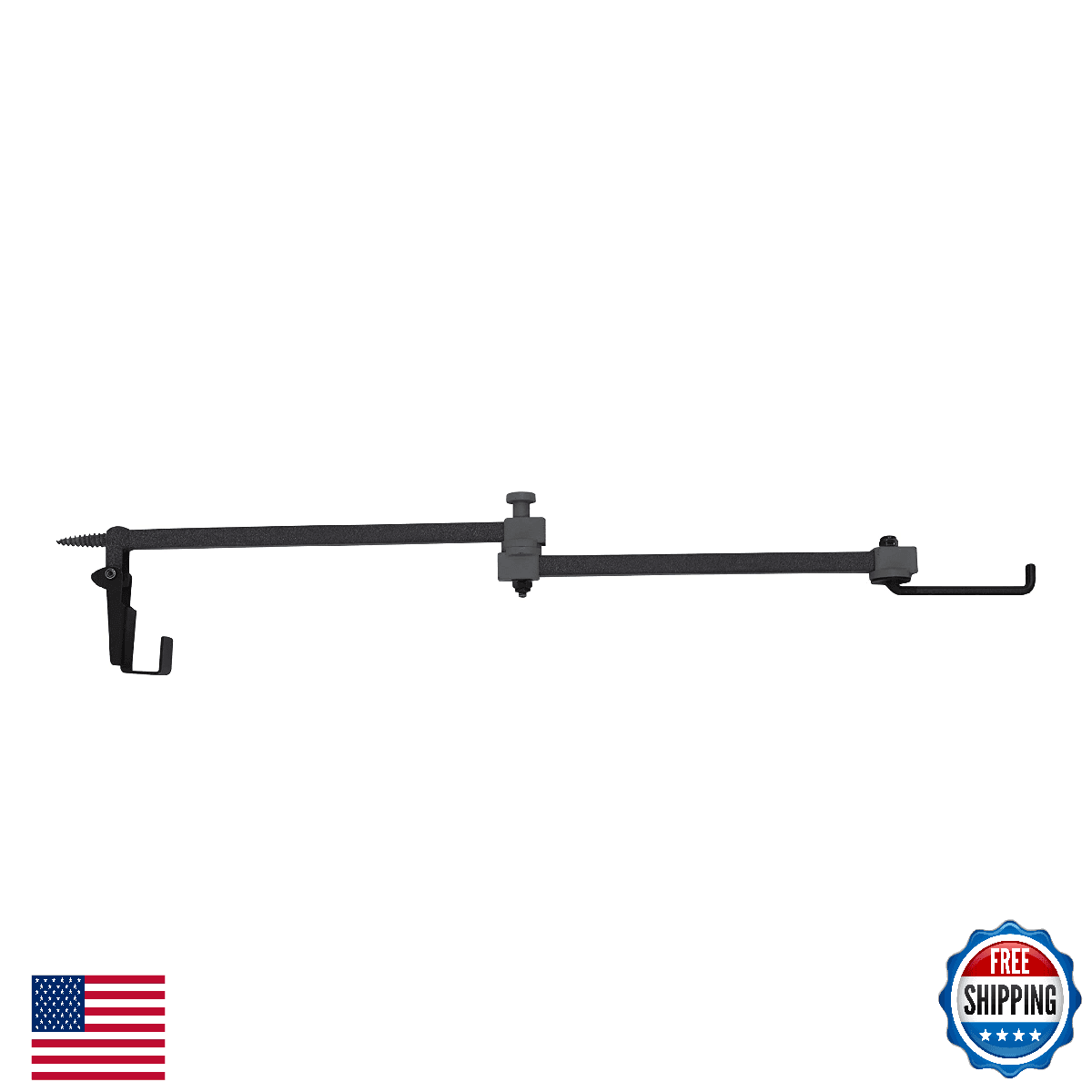 Rivers Edge Bow Hanger Hunting Gear Locking Cam Extends 24" Compact Support - Image 1