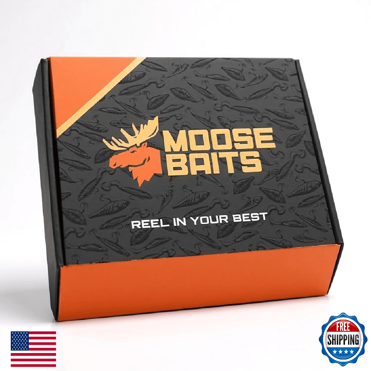Moose Baits Bass Tackle Mystery Box – 7–9 Premium Bass Fishing Lures – Fishing K - Image 1