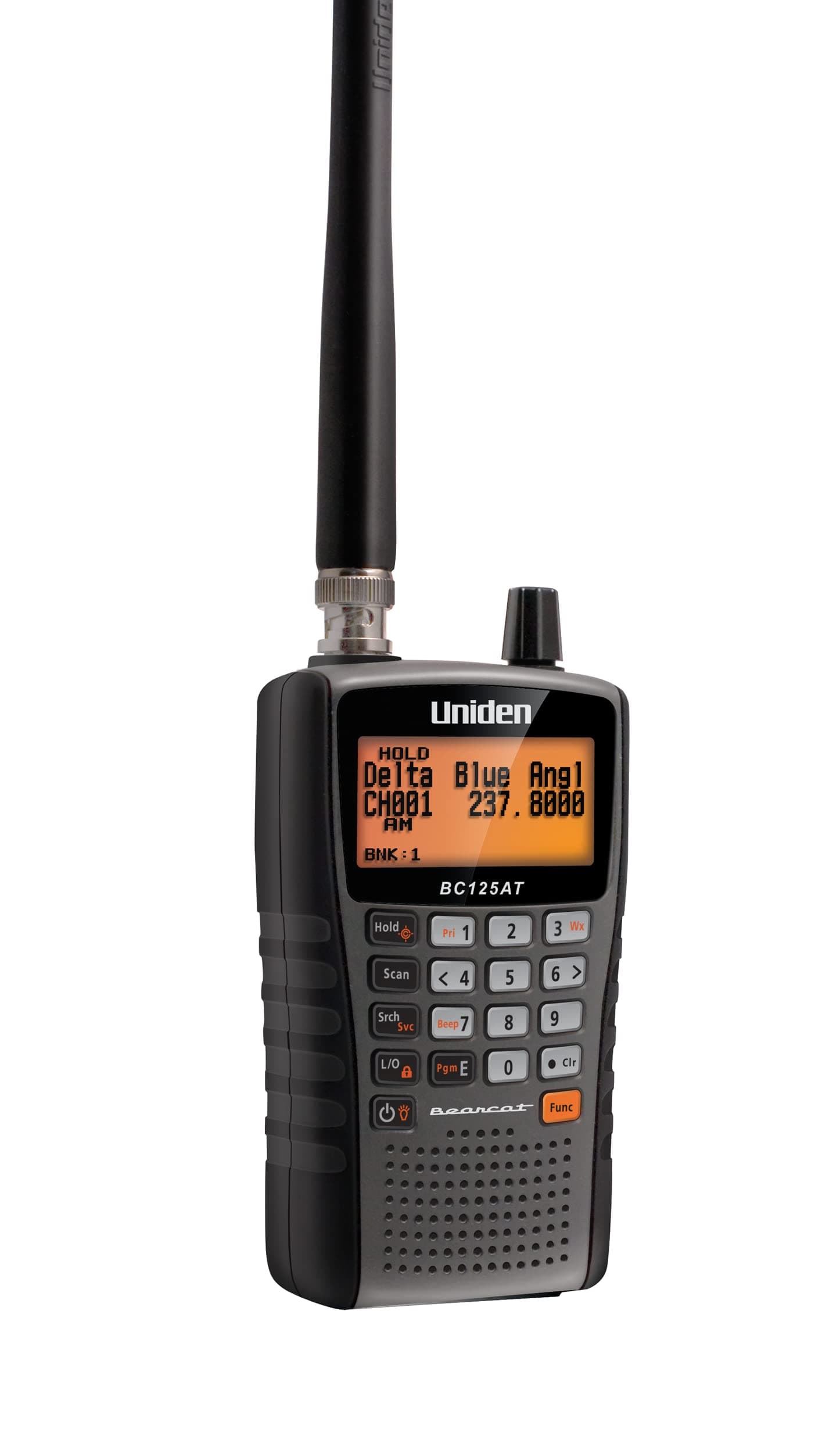 Uniden Bearcat BC125AT Handheld Scanner, 500 Alpha-Tagged Channels, Close Call