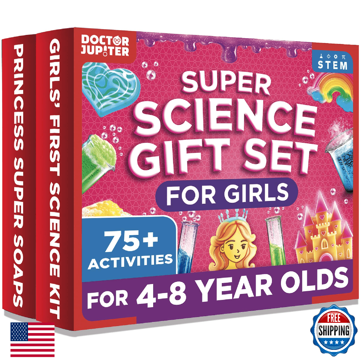 Doctor Jupiter Super Science Gift Set | Set of ‘Girls’ First Science Kit’, ‘Prin - Image 1