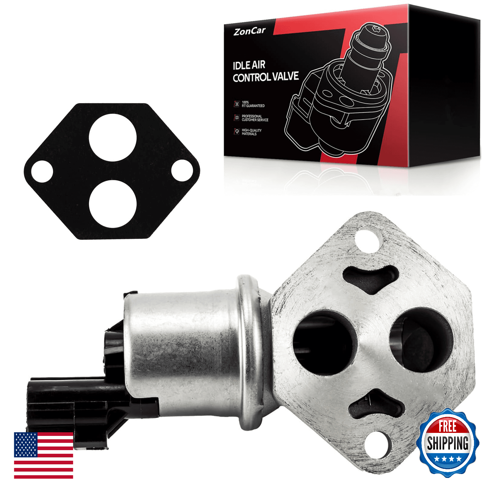 ZonCar AC505 Idle Air Control Valve Ford F150 Expedition E150 E250 4.6L - Image 1